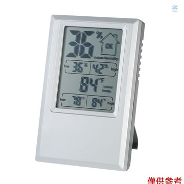 Crtw °C/°F 數字溫度計濕度計室內溫度濕度計最大值最小值舒適度顯示