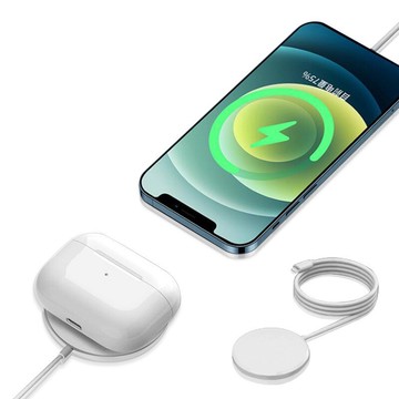 新款magsafe磁吸無線充 適用蘋果iPhone12-15彈窗充電器15W無線充【北歐家居生活】