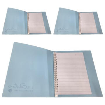 SEASON Paper&Gift 四季紙品禮品 細版25K20孔PP夾  藍  3個