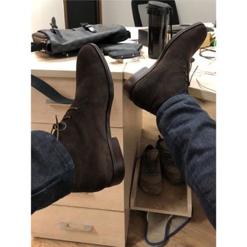 男鞋子秋季保暖棉鞋真皮高幫鞋休閑鞋英倫男士皮鞋百搭潮鞋馬丁靴