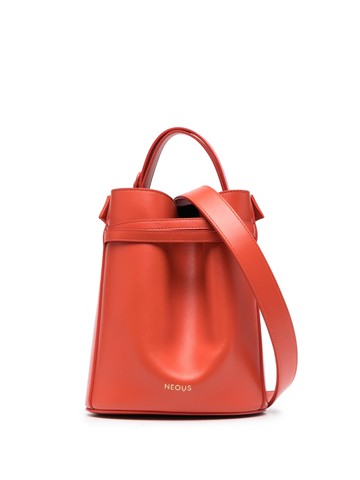 NEOUS - leather bucket bag - women - Calf Leather - One Size - Orange