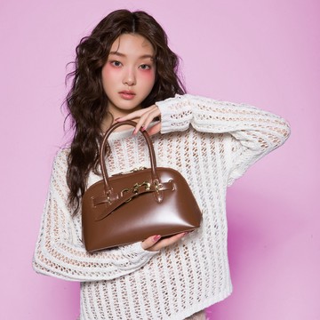 【日本京都品牌】HAPPYFACE 經典馬銜手提包 (HA0088)