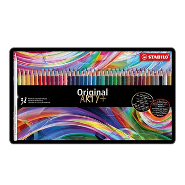 STABILO 德國 思筆樂 Original 藝術樂細緻色鉛筆 鐵盒 38色組/盒 ST8778-6