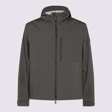 Add Dark Grey Casual Jacket