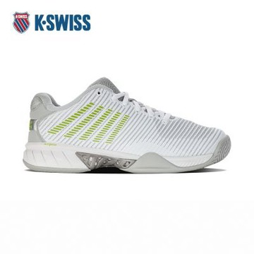 K-SWISS 透氣輕量網球鞋 HYPERCOURT EXPRESS 2 運動 匹克球 女鞋 白萊姆綠色 96613-956-M