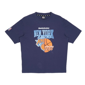 NBA 落肩 圖案拼接 短袖上衣 尼克隊 3525101682