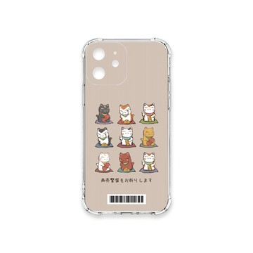 iPhone 12 殼 TRON IPhone 12 俄羅斯方塊招財貓九小貓  載具 四角防摔殼 手機殼
