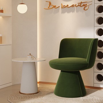 🍄可開髮票🔥 新品 奶油風單人沙髮客廳休息區會客洽談美甲店臥室梳妝臺可旋轉沙髮椅 懶人沙發 陽臺休閑椅 沙髮椅  3ZW