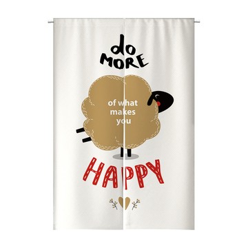 【客製化門簾】【贈桿發票】櫥櫃遮擋簾 招財門簾 向日葵門簾 布招牌製作 門簾房間 鏡子遮擋簾 短窗簾半簾 門簾半簾