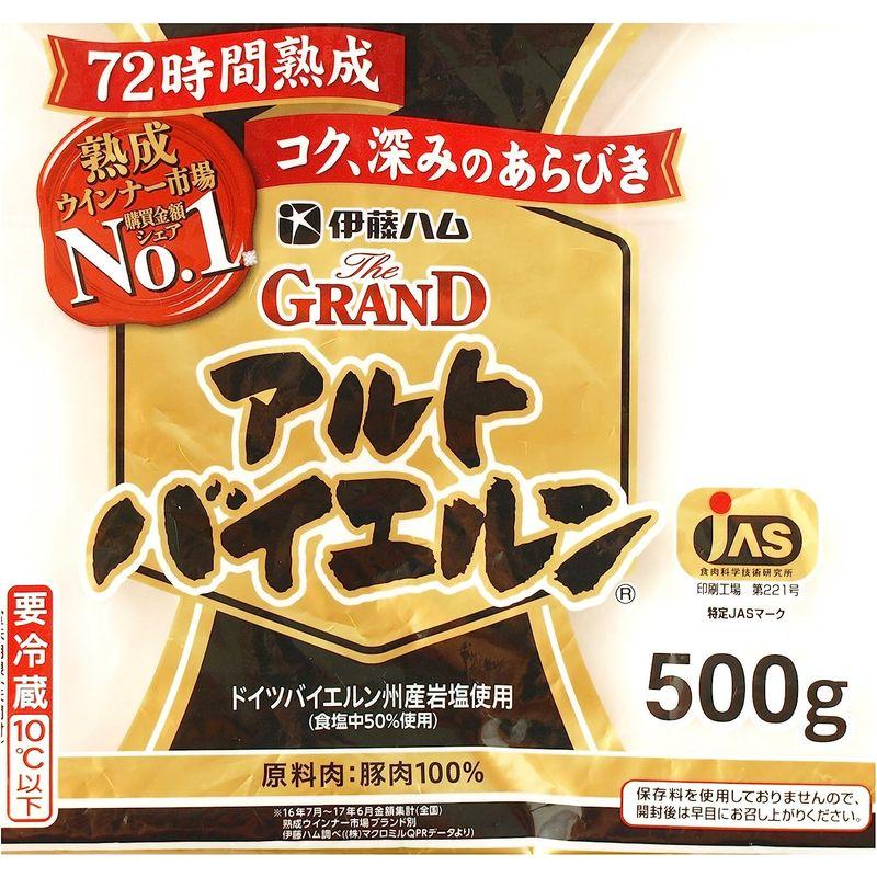 #589682 伊藤ハム グランド アルトバイエルン ウィンナー 熟成ポークソーセージ（ウィンナー） 500g×2個パック