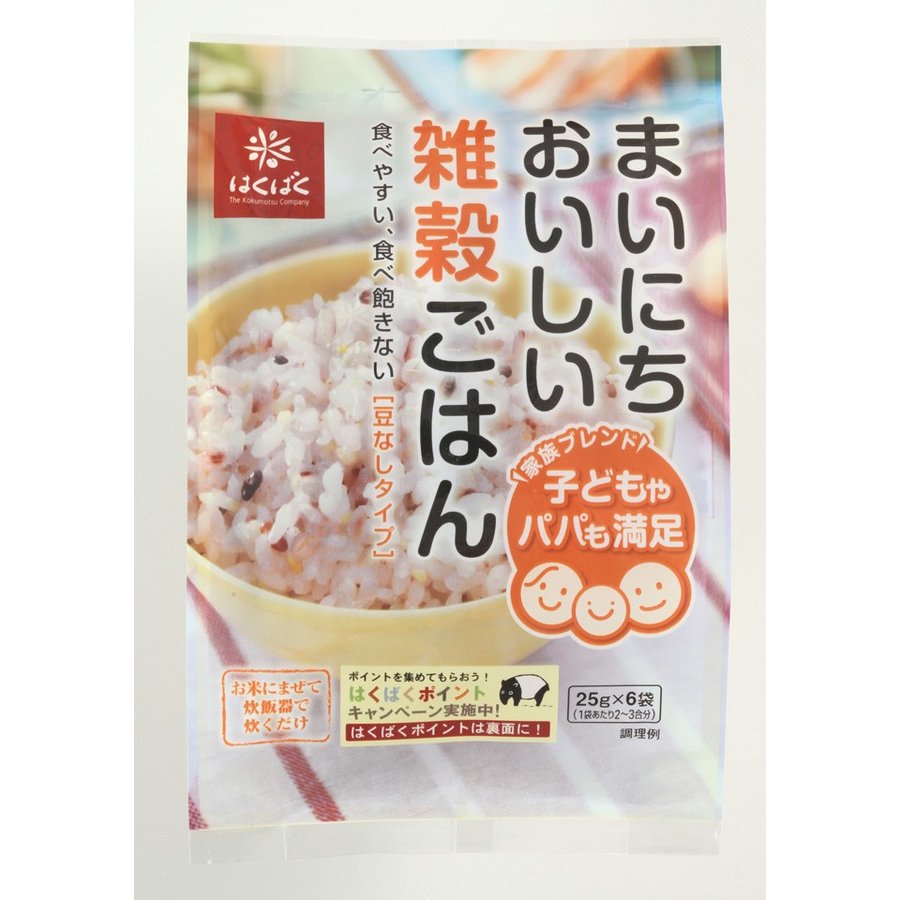 はくばく まいにちおいしい雑穀ごはん 150g (25g x 6袋)