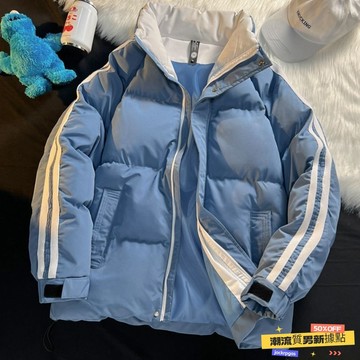 ✨質感上新⚡ 秋冬棉服 棉衣 外套 男女 立領 休閒 寬鬆 加厚 保暖 冬季 港風 青年 仿絲棉 常規 口