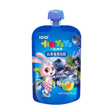 YiBiYaYa元素果凍蒟蒻100g-莓果