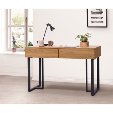 【IDEA】澳丁工業風2抽鐵腳書桌/辦公桌