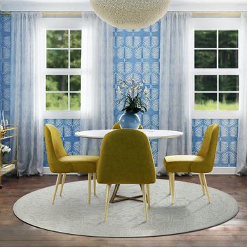 【山德力】現代新古典圓毯 直徑160cm圓毯 德密雅