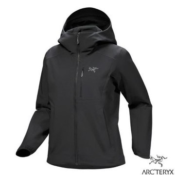 【ARCTERYX 始祖鳥】女 Gamma MX Hoody 防風防潑透氣連帽外套.軟殼夾克/ X000009456 黑