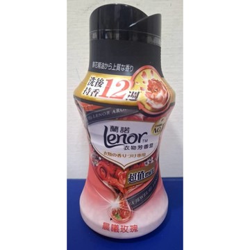 P&G蘭諾Lenor衣物抗菌芳香豆.晨曦玫瑰香180mL