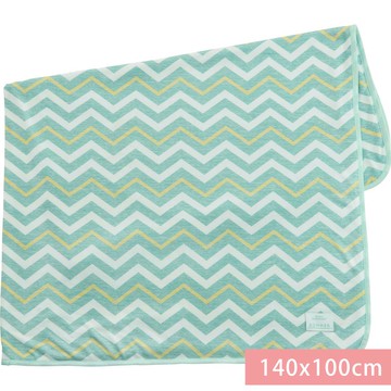 日本 DAIKAI - 接觸涼感毯-幾何波浪 (140x100cm)