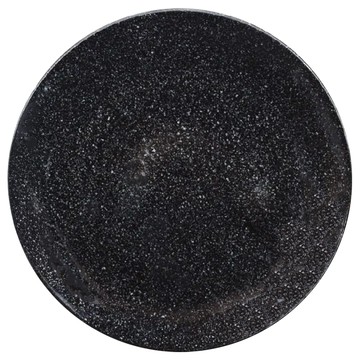 日本製 美濃燒7吋皿  21 x 2cm  黑夜星空  1個