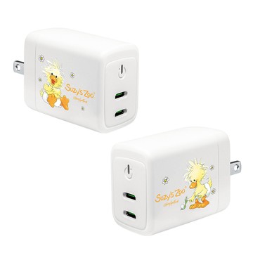 【TOXOXO】Suzy's Zoo｜Witzy寶寶心花開：GaN 40W Type-C雙孔充電頭