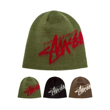 STUSSY 冷帽 BRUSHED OUT STOCK SKULLCAP 刷毛冷帽 特殊款 毛帽