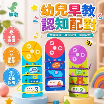 台灣現貨🚚配對玩具 兒童解題 繞線解題卡 配對早教益智玩具 解題 桌遊 幼兒園禮物 手眼協調 早教玩具 邏輯思維訓練