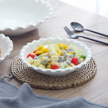 創意個性陶瓷湯碗大號家用水煮魚湯盆大碗面碗異形菜盤飯店餐具