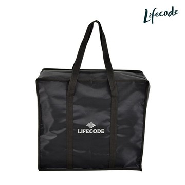 【LIFECODE】立體收納裝備包/收納袋/裝備袋/露營收納袋(50*18*45cm)-酷黑 14420060