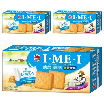 義美 美味系列 營養餅乾  205g  3盒