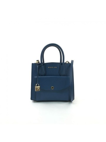 michael kors 藍色 Mercer 皮革手提肩背包 手提包