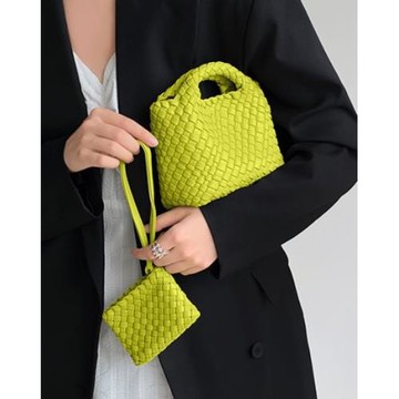 托特包包女2025新款高級感小眾單肩斜挎包時尚重工手提編織包百搭