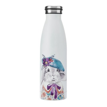 Mikasa Dinnerware 美國 Tipperleyhill雙層彩繪保溫瓶(淑女兔500ml) / 保溫杯 水壺 水瓶 環保杯 隨行杯
