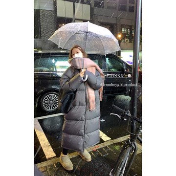 長款羽絨服女2024年新款超長過膝到腳踝韓版加厚大被子冬季外套潮