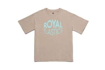 【Royal Elastics】寬版圓領 Logo Tee 卡其色 R31132-774