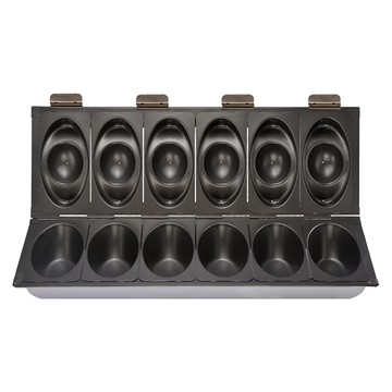 SaNNeNg 三能 1000系列不沾 6連元寶模 SN9117  615 x 211 x 107mm  1個