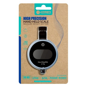 COTECi 高精度手持式電子秤 藍色  TR-043BL  1個