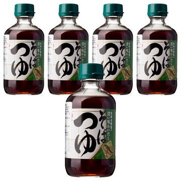 日本丸天醬油 蕎麥麵沾醬/調味露  300ml  5瓶