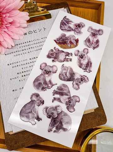 5K070-15_五口美-乾式轉印貼紙_ I am pretty Transfer Sticke