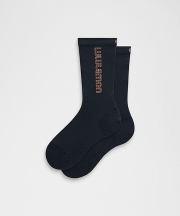 Unisex Power Stride Crew Socks Updated Run Graphic Size Medium