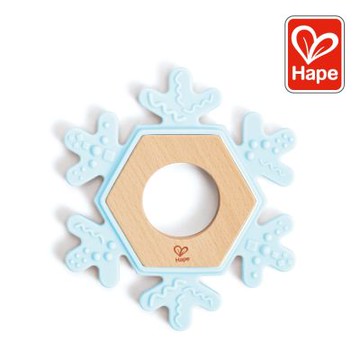 奇哥 德國Hape  雪花安撫固齒器