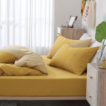 好關係 HAOKUANXI | 沐浴朝陽-天然色織棉床包枕套組