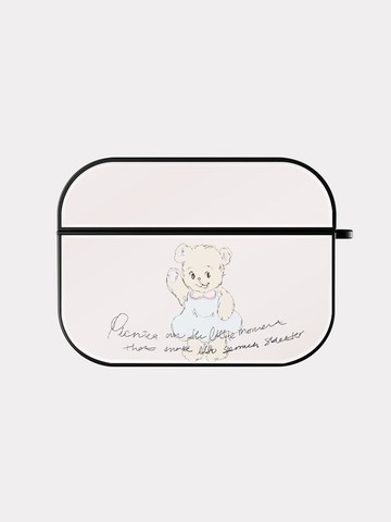Adorable Bear Design Bumper AirPods Case