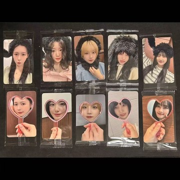 ⭐ 韓國代購正版⭐gidle 女娃mini8 K4 2.0簽售 k4線上線下 兔帽 愛心鏡子