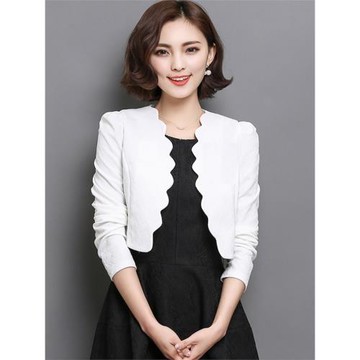 2025新款修身小香風短外套女百搭春秋裝開衫短款西裝外搭長袖坎肩