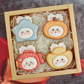 糖安然老師新年兔糖霜餅干模具烘焙家用可愛兒童卡通造型餅干模