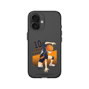 iPhone 16 Clear (相機按鈕) 酷墨灰 - 排球少年 Haikyu!! - 人氣球員 - 日向翔陽