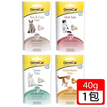 GIMBORN 竣寶-三合一錠系列40g(潔牙錠/護膚亮毛錠/化毛錠/維他命錠)