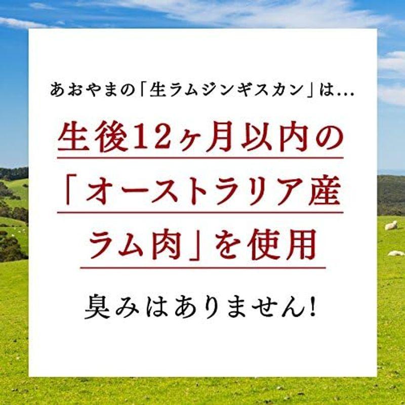 肉のあおやま 北海道名物 生ラムジンギスカン 500g(焼肉 肉 焼き肉 バーベキュー BBQ バーベキューセット) オーストラリア産