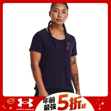 【UNDER ARMOUR】UA 女 Rush Energy 短T-Shirt