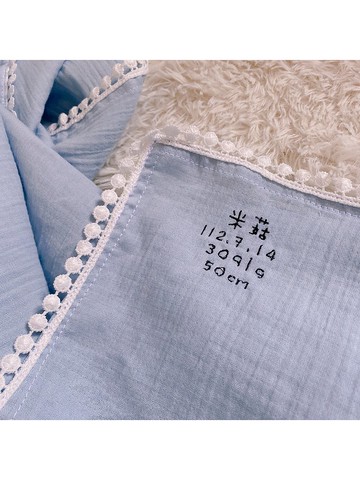 【TiNa】Baby蕾絲薄被 彌月禮盒 周歲禮物 刺繡客製化/挑布製作